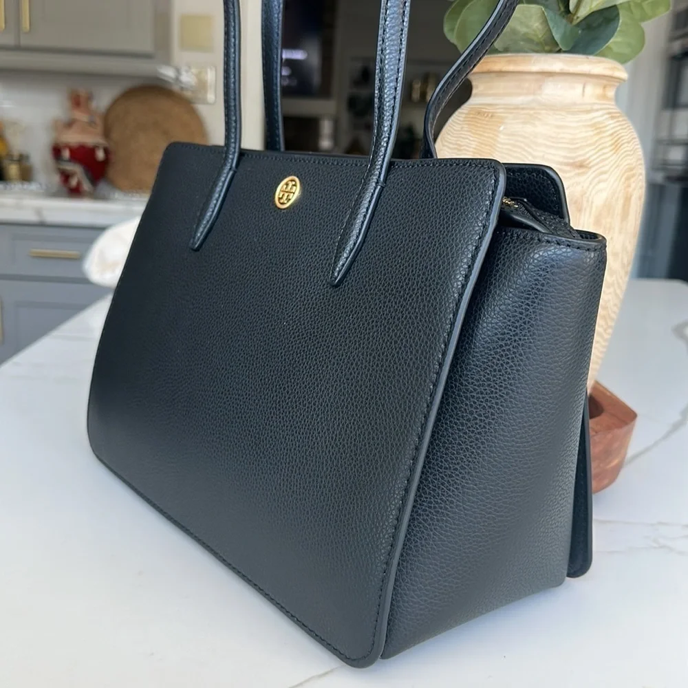 Tory Burch Robinson Small Leather Tote